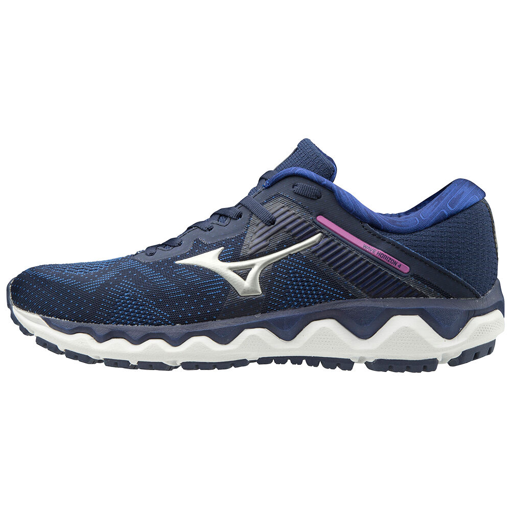 Mizuno Women's Wave Horizon 4 Running Shoes Blue (J1GD202604-DUC)